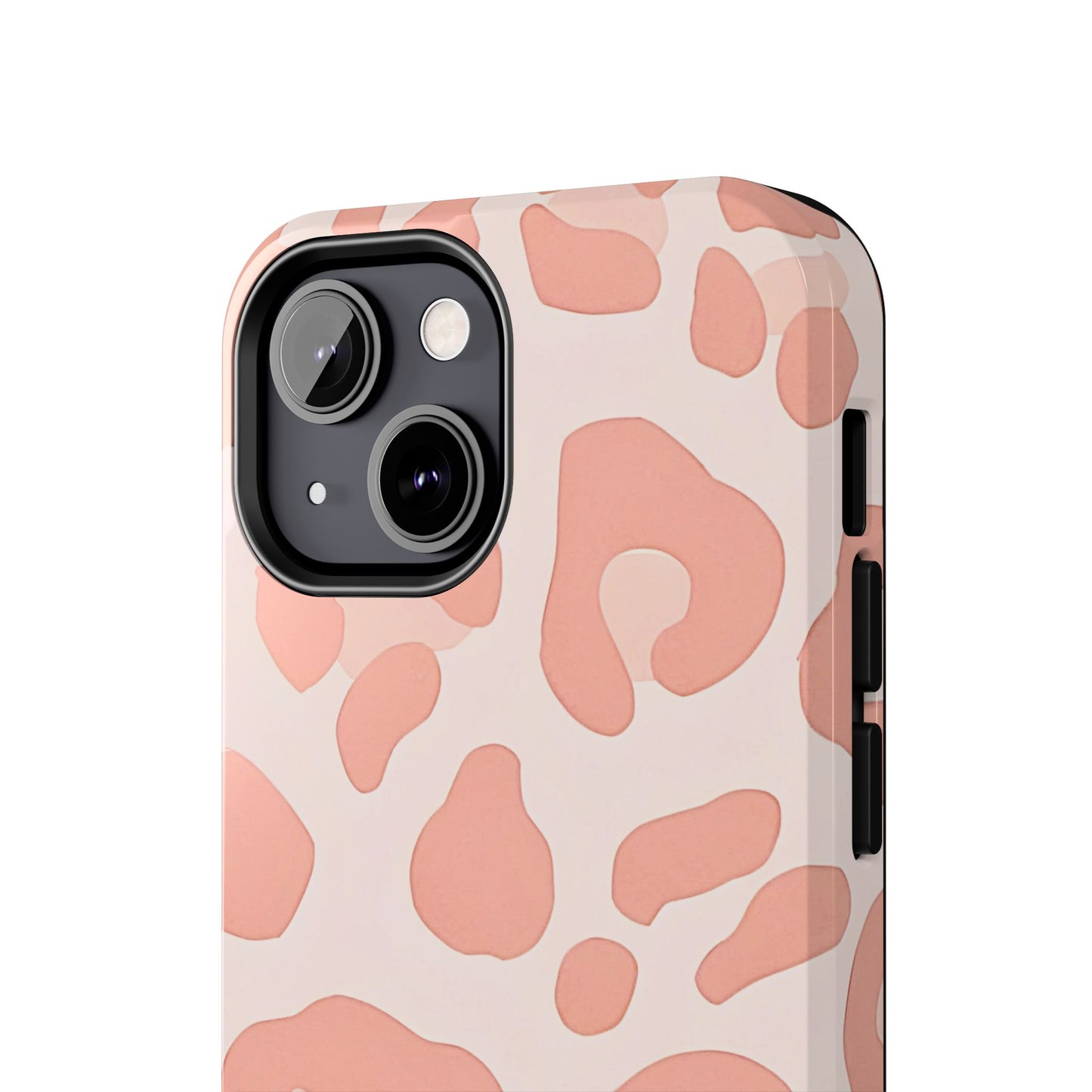 Funda resistente para teléfono con estampado de leopardo rosa preppy | Estética