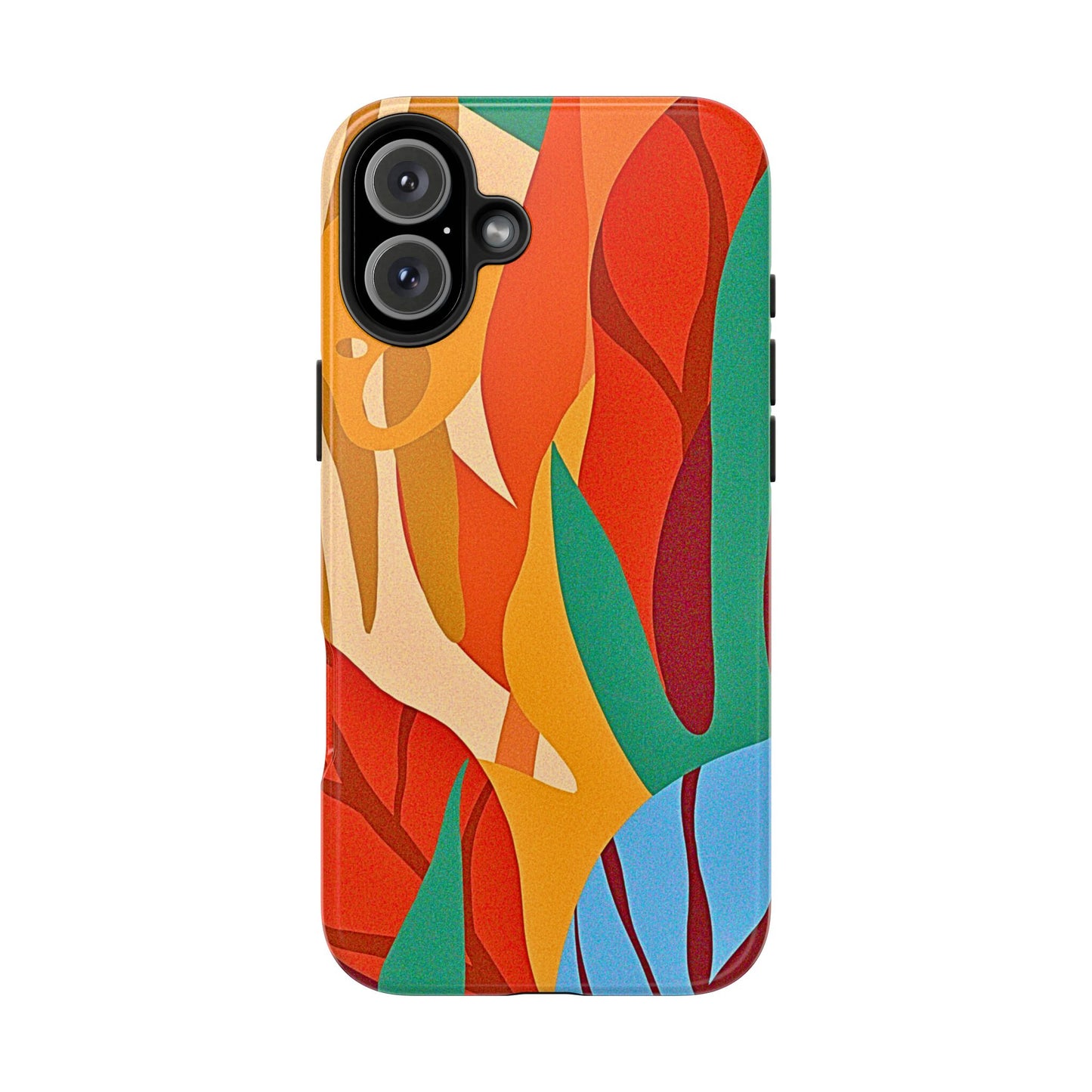 Abstract Autumn Leaves Tough Phone Case | Aesthetic