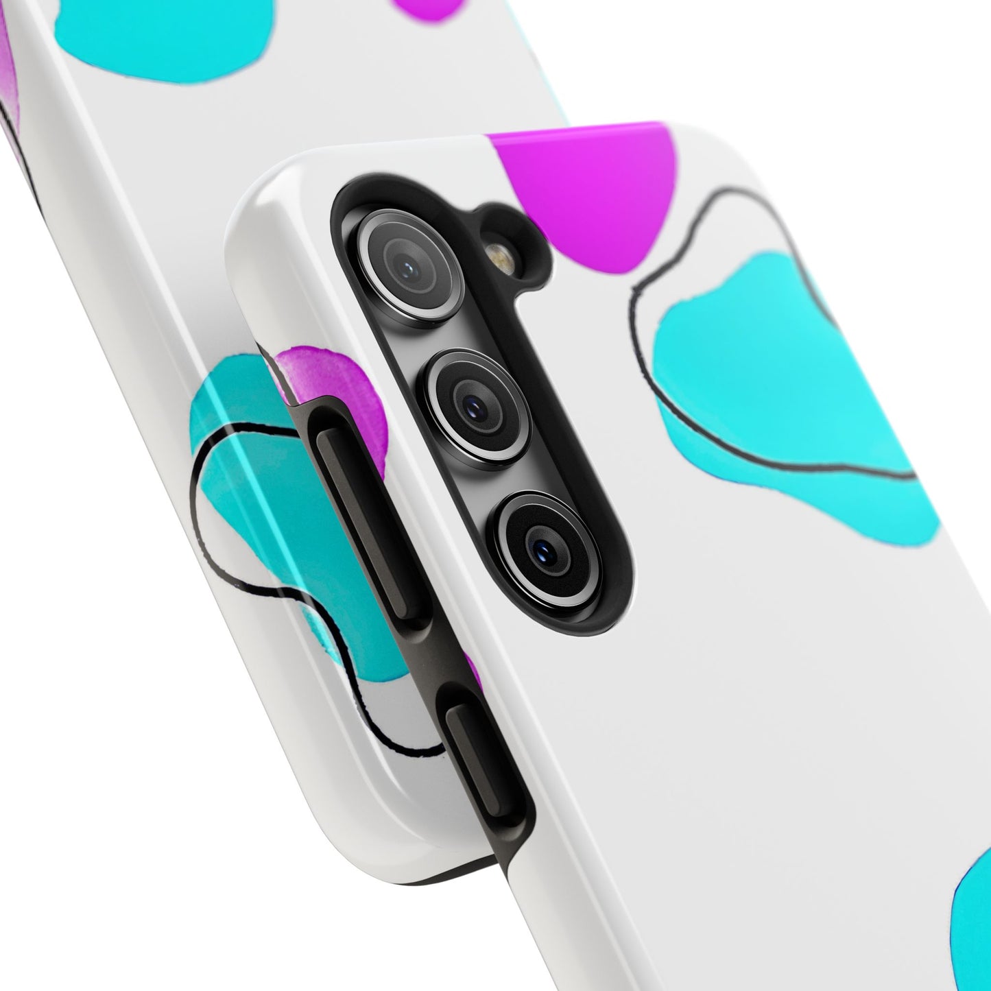 Abstract Shapes Preppy Pastel Style (Version 2) Tough Phone Case | Aesthetic