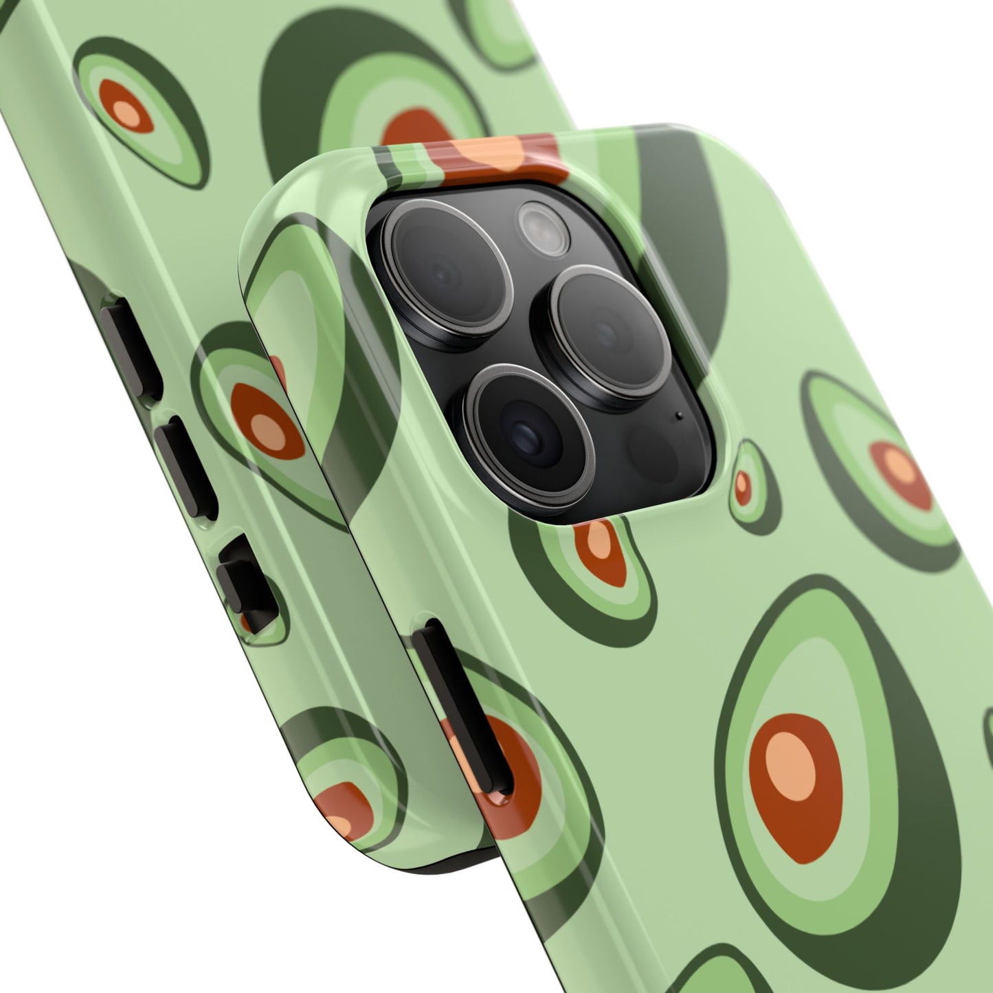 Trendy Avocado Pattern Green Aesthetic Minimal Fruit Phone Case | Food
