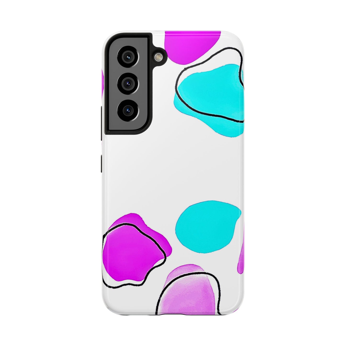 Abstract Shapes Preppy Pastel Style (Version 2) Tough Phone Case | Aesthetic