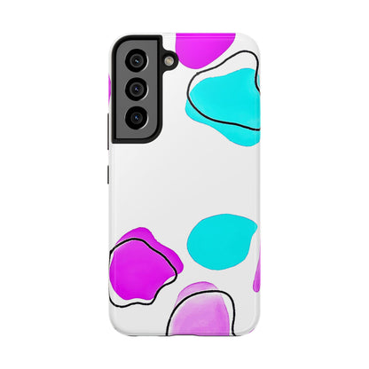 Abstract Shapes Preppy Pastel Style (Version 2) Tough Phone Case | Aesthetic