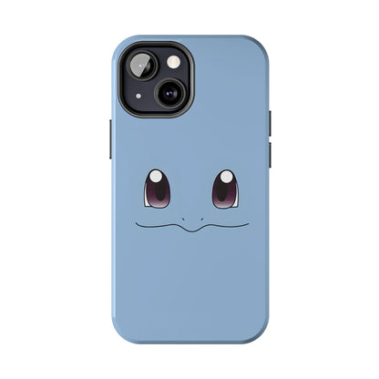 Blue Turtle Simple Blue Smile Tough Phone Case | Anime