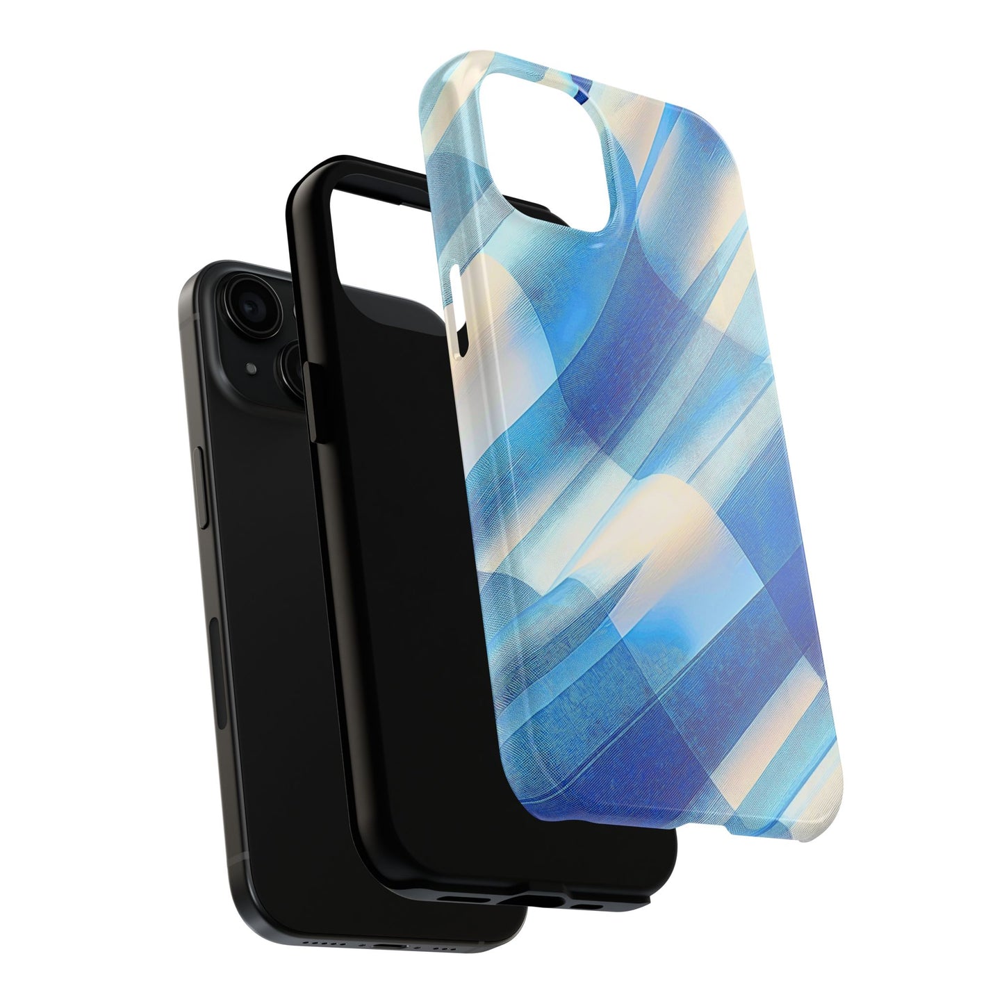 Pastel Plaid Pattern Clean Tough Phone Case | Aesthetic