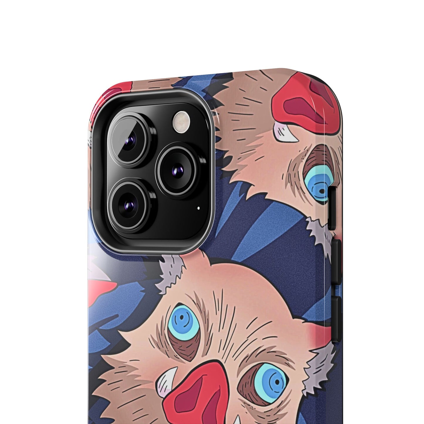 Inosuke Hashibira Head Pattern Tough Phone Case | Anime - Demon Slayer