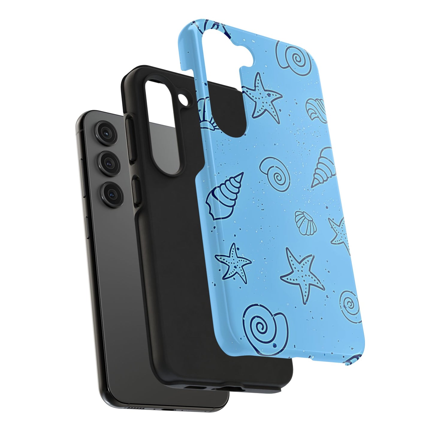 Funda resistente para teléfono Shells azul claro | Estética
