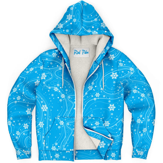 Rad Palm North pole Fleece Lined Hoodie