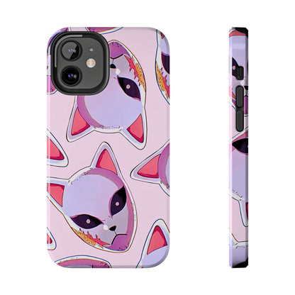Sabito Fox Mask Pattern Tough Phone Case | Anime - Demon Slayer
