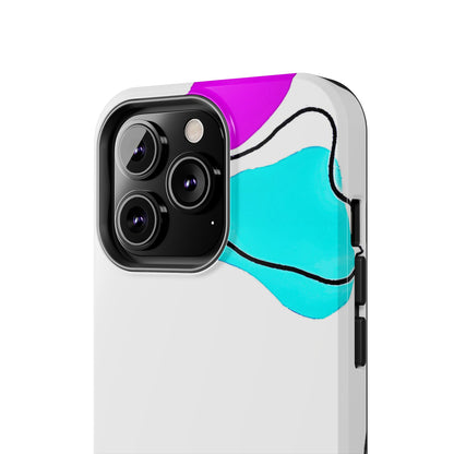 Abstract Shapes Preppy Pastel Style (Version 2) Tough Phone Case | Aesthetic