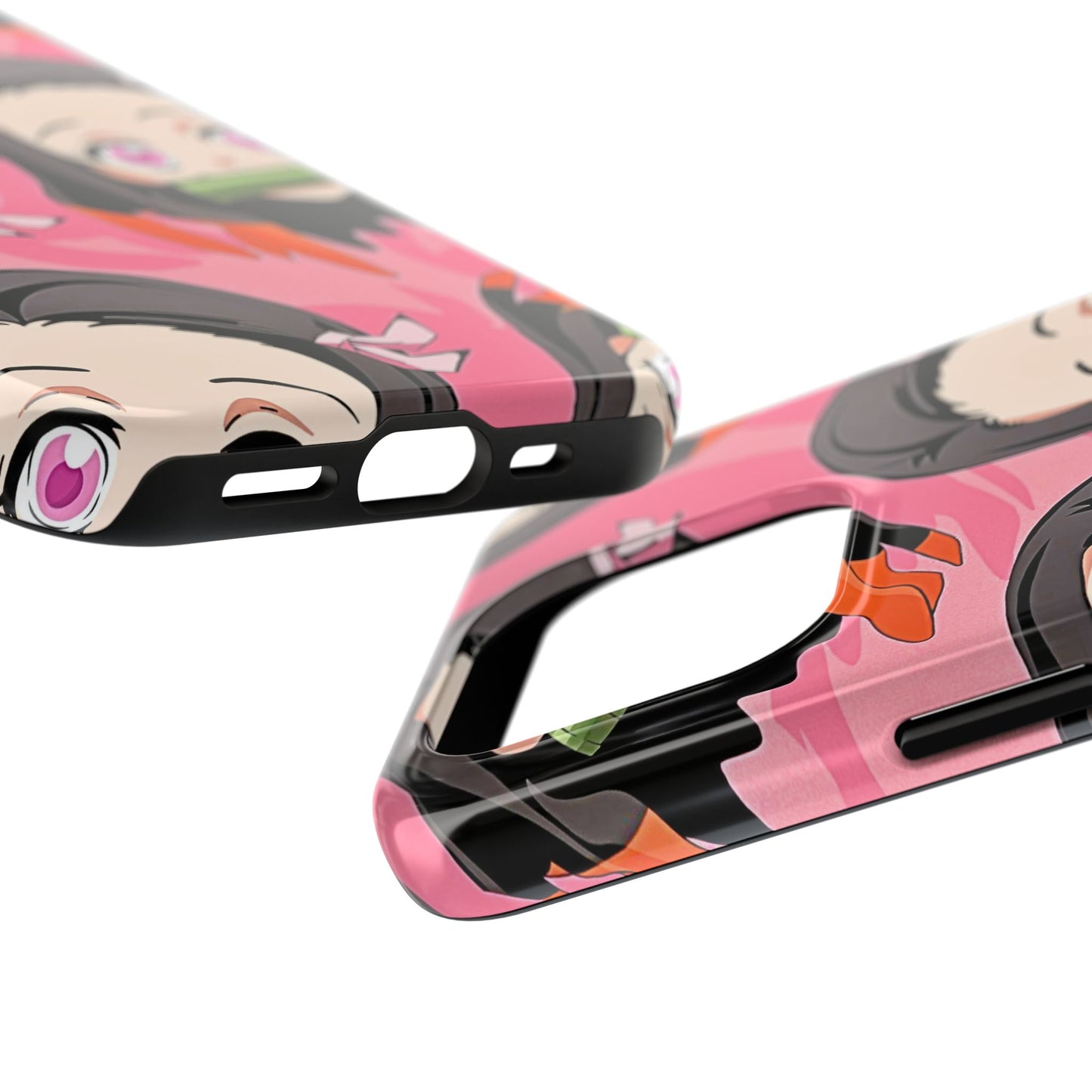 Nezuko Kamado Head Pattern Tough Phone Case | Anime - Demon Slayer
