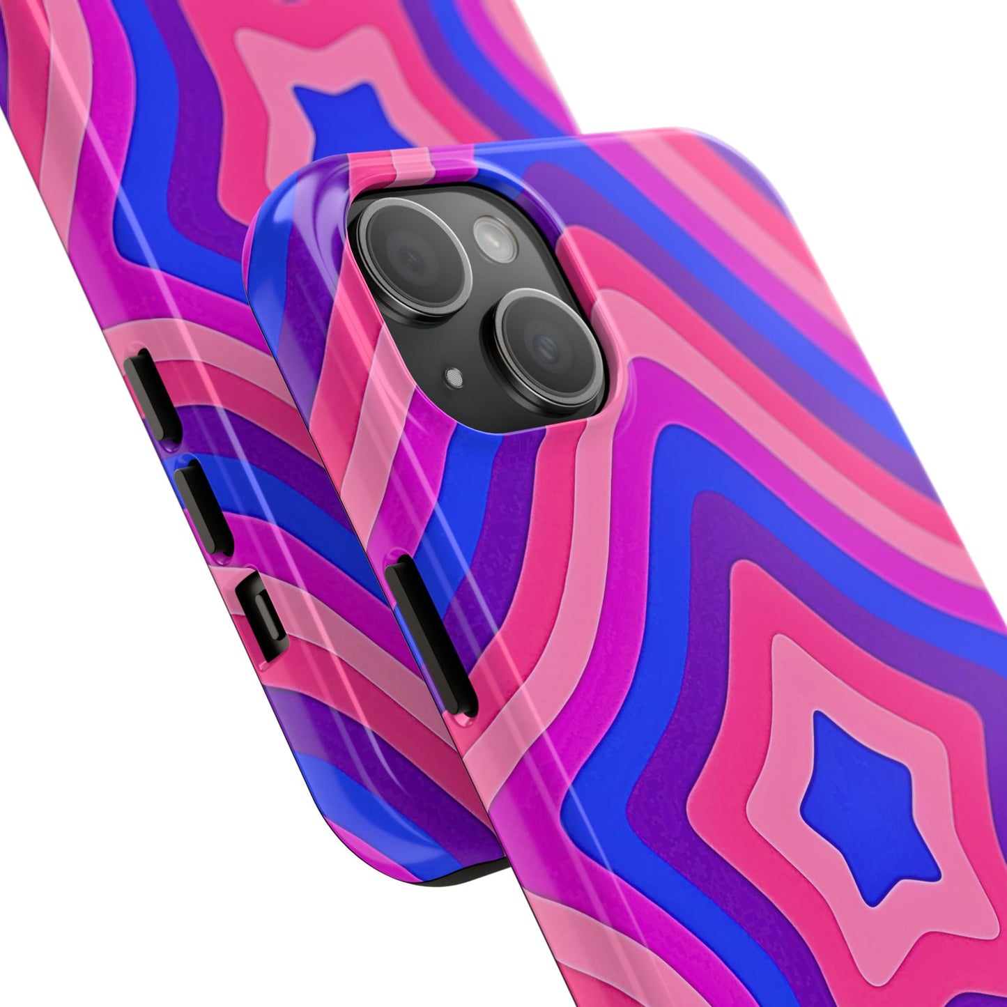 Funda resistente para teléfono con diseño de estrella retro | Estética