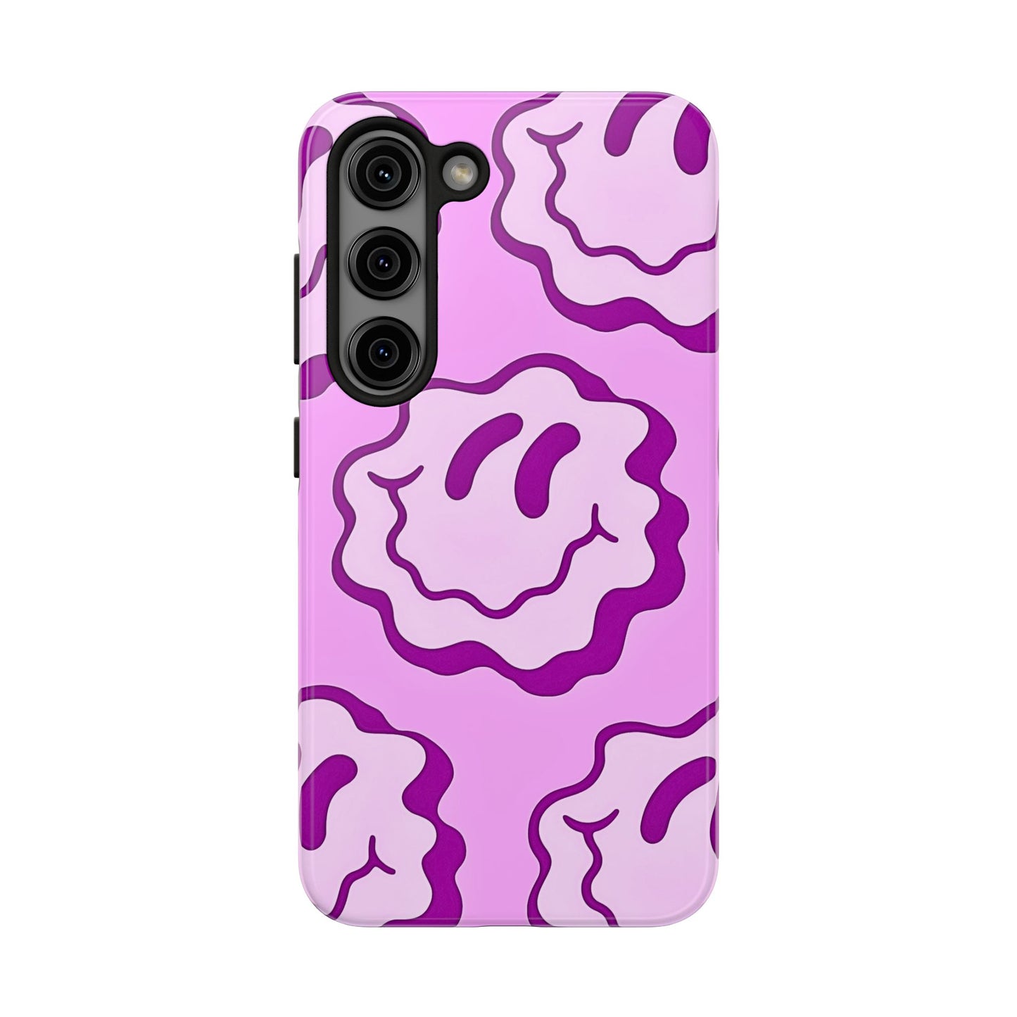 Waving Smile Preppy Pinky Tough Phone Case | Aesthetic