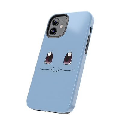 Blue Turtle Simple Blue Smile Tough Phone Case | Anime