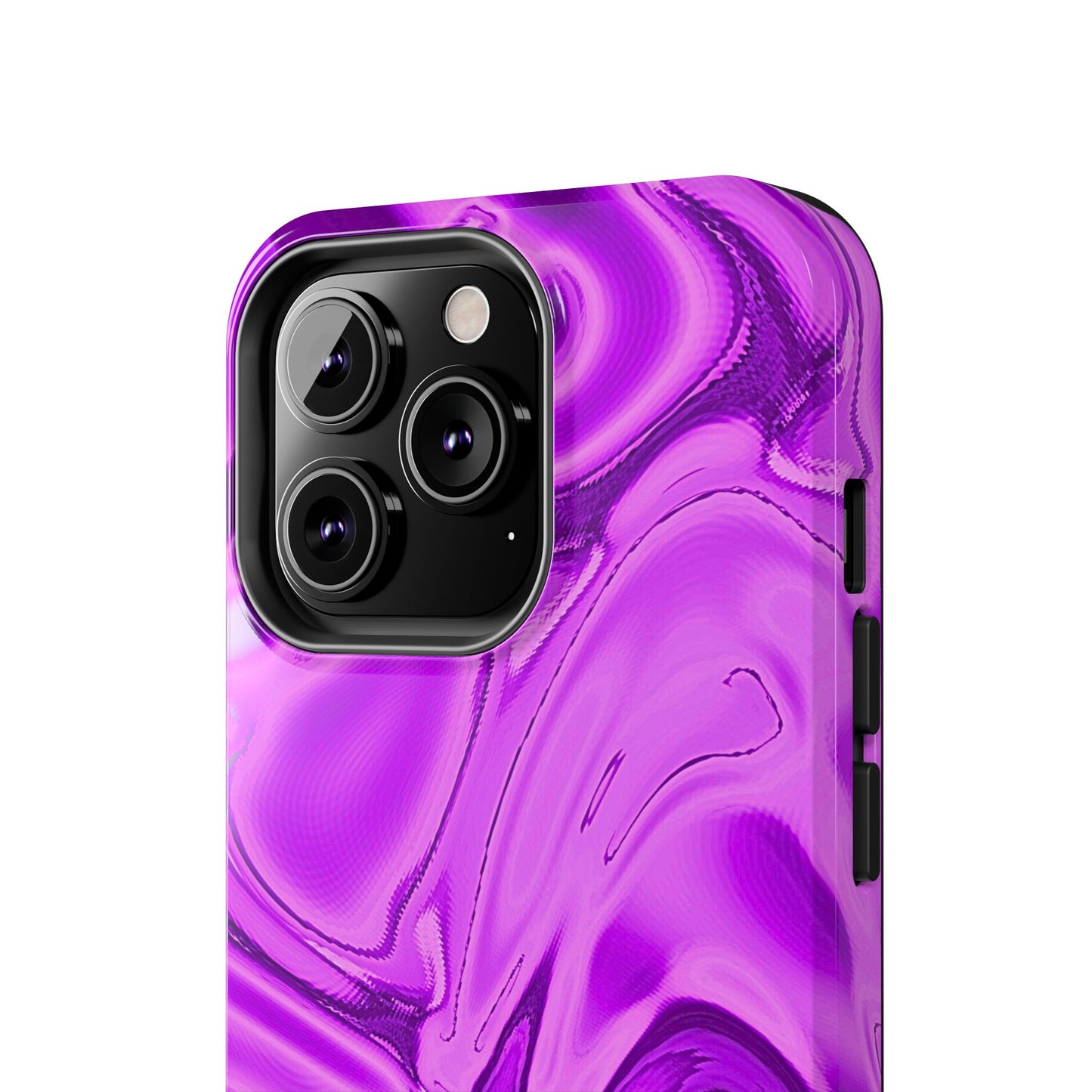 Liquid Metal Purple Tough Phone Case | Aesthetic