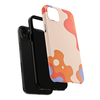 Funda resistente para teléfono con diseño de pastel líquido de verano | Estética