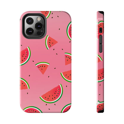 Pink and Red Gradient Watermelon Tough Phone Case | Food