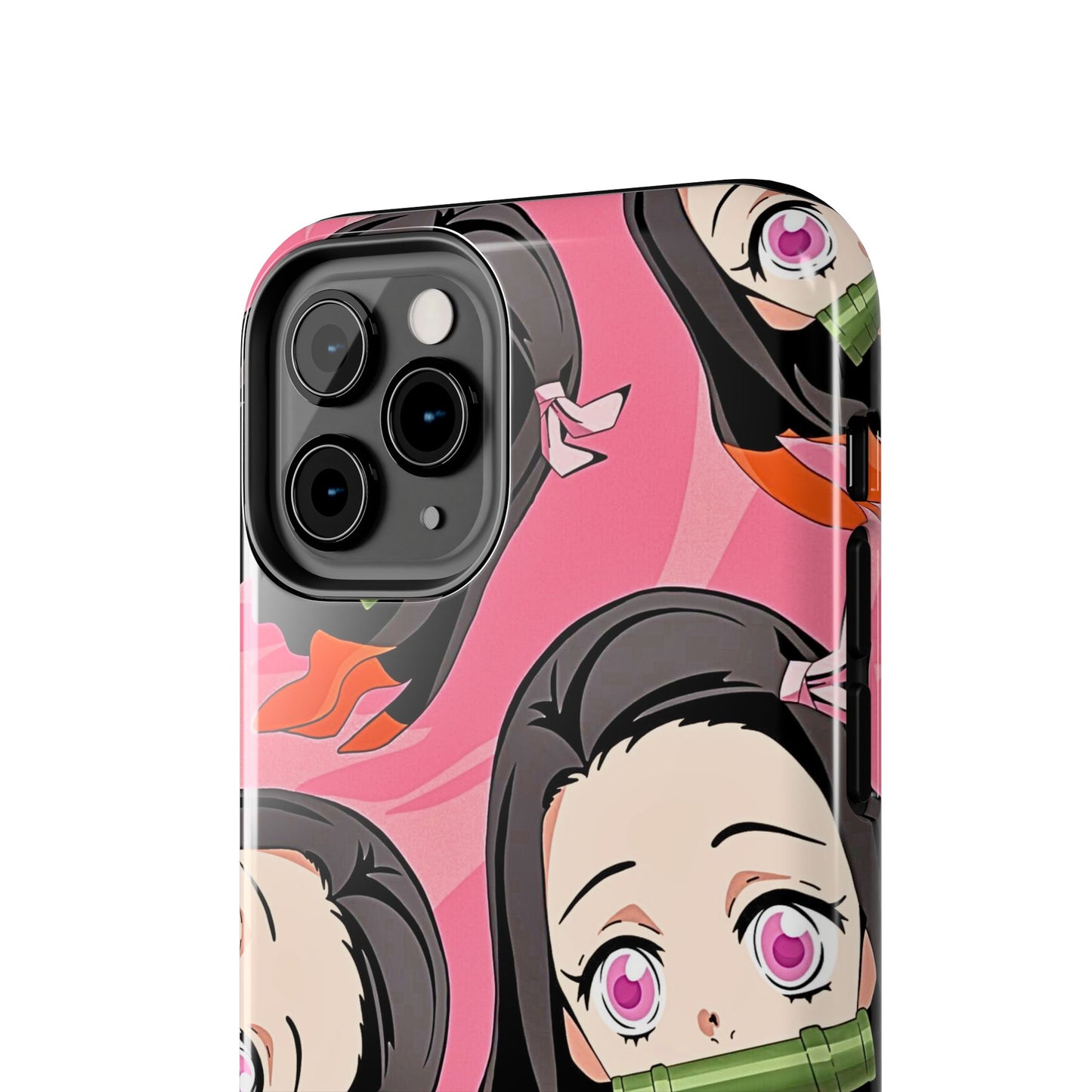 Nezuko Kamado Head Pattern Tough Phone Case | Anime - Demon Slayer