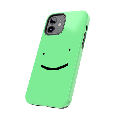 Simple Smile Green Face Tough Phone Case | Other