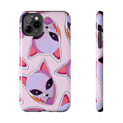 Sabito Fox Mask Pattern Tough Phone Case | Anime - Demon Slayer