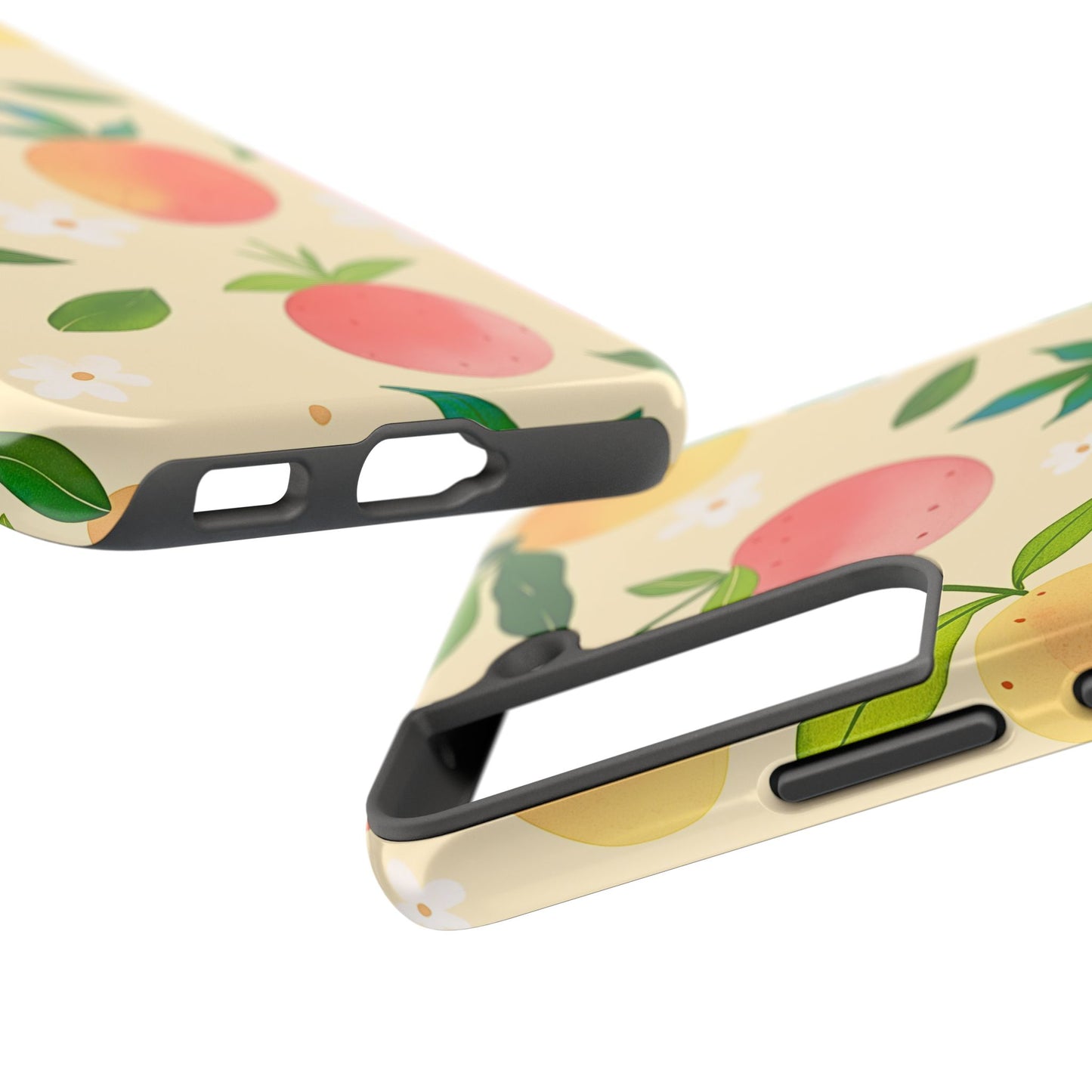 Mango Orange Fruit Pattern Tough Phone Case | Aesthetic