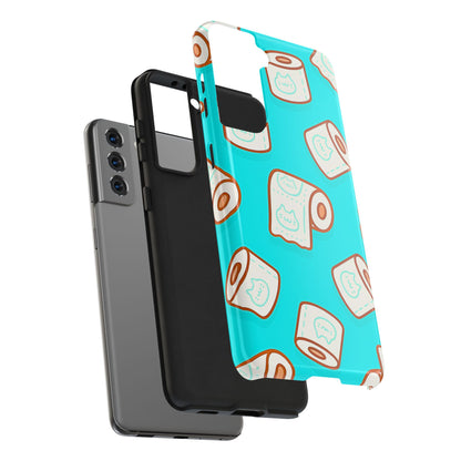 Funda resistente para teléfono con estampado de papel higiénico kawaii | Estética