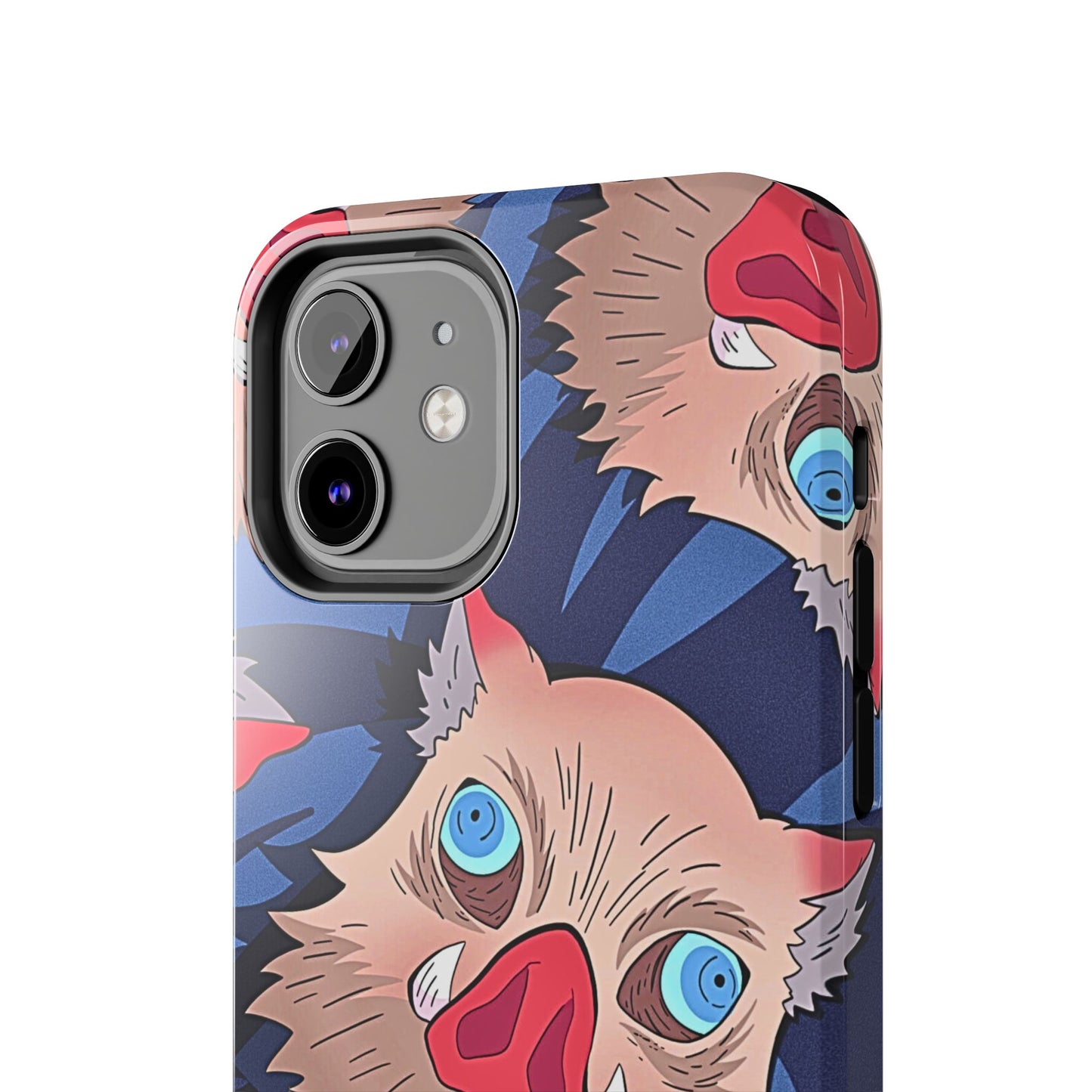 Inosuke Hashibira Head Pattern Tough Phone Case | Anime - Demon Slayer