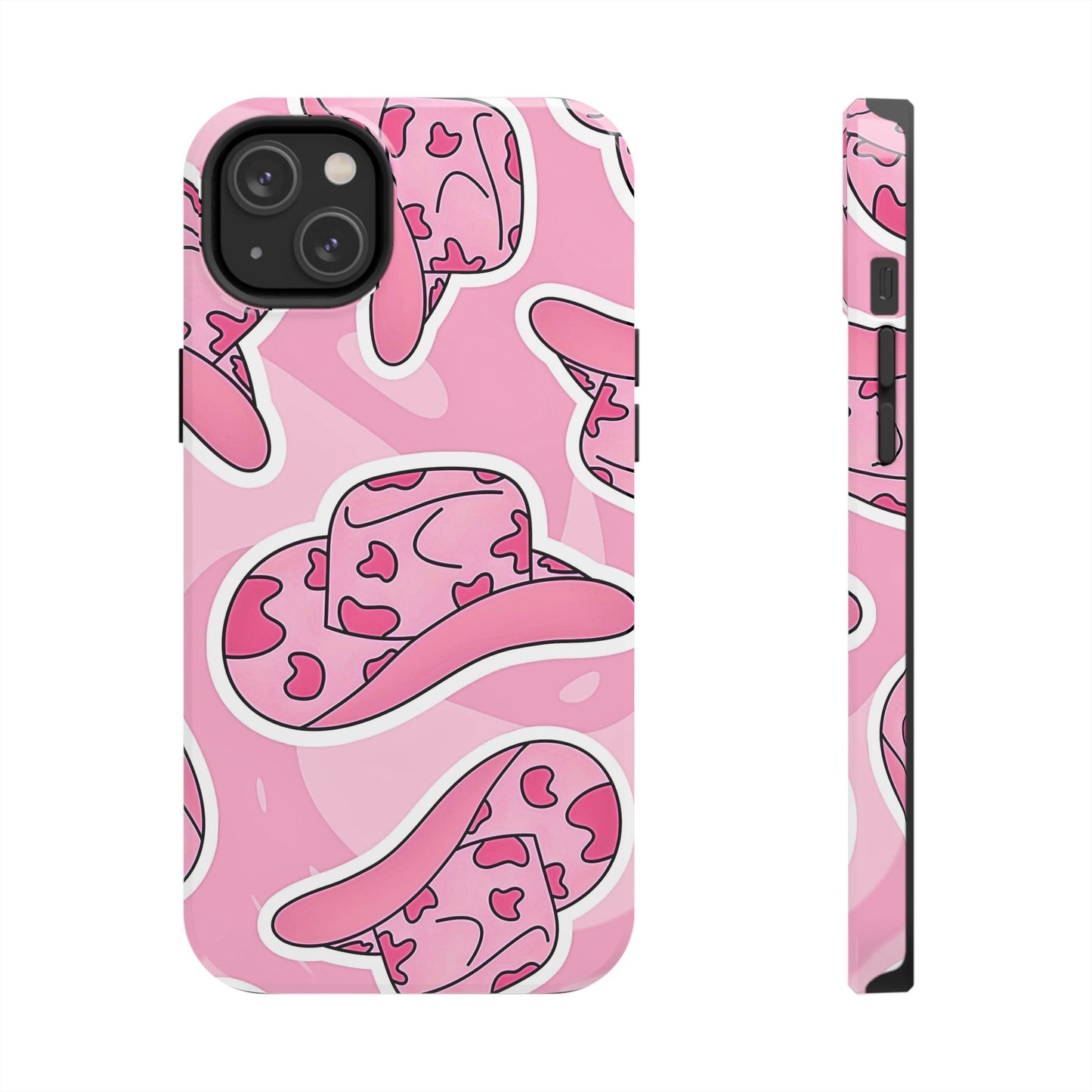 Pink Cowboy Hat Preppy Tough Phone Case | Aesthetic
