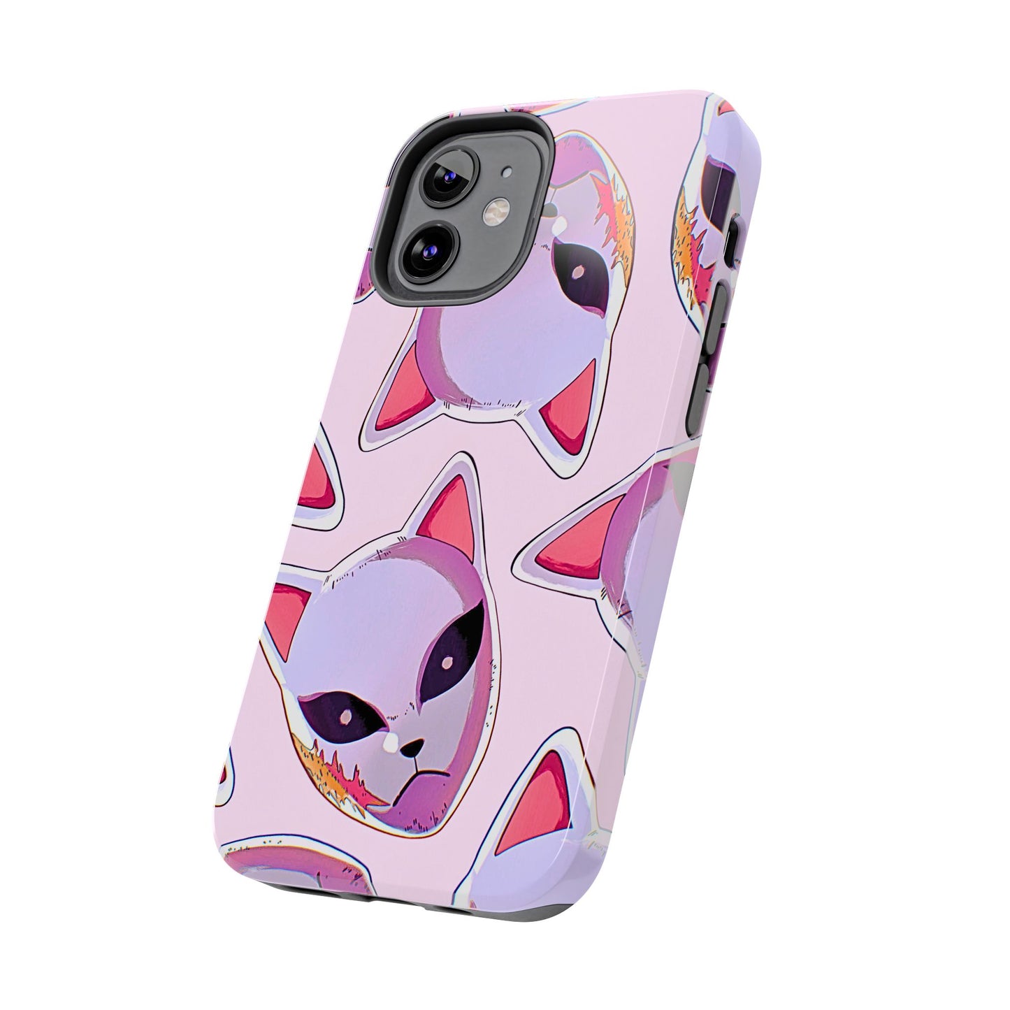 Sabito Fox Mask Pattern Tough Phone Case | Anime - Demon Slayer