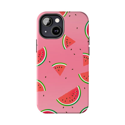 Pink and Red Gradient Watermelon Tough Phone Case | Food