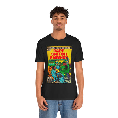 Rapp Snitch Knishes Comic Book Art - Unisex Jersey Short Sleeve Tee