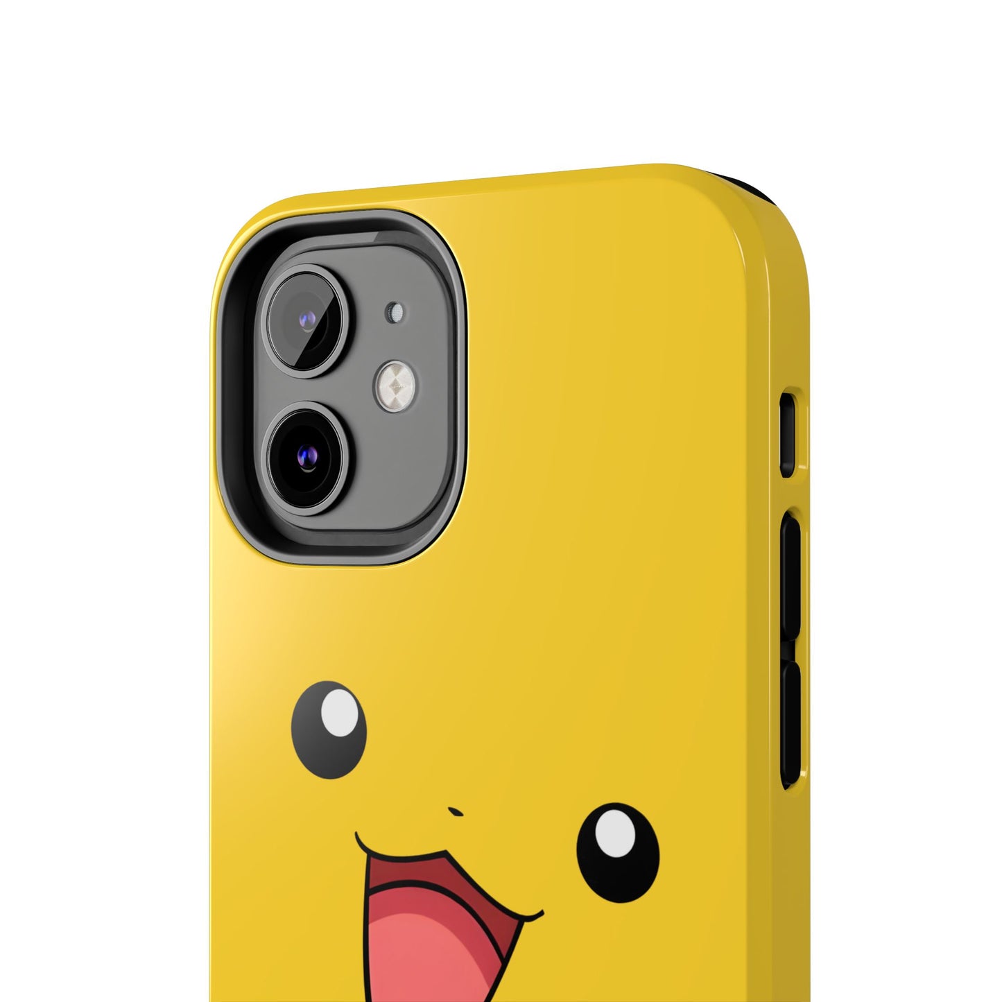 Electric Mouse Yellow Happy Face Minimal Design Tough Phone Case | Anime