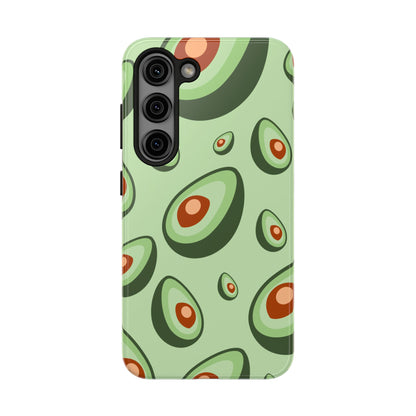 Trendy Avocado Pattern Green Aesthetic Minimal Fruit Phone Case | Food