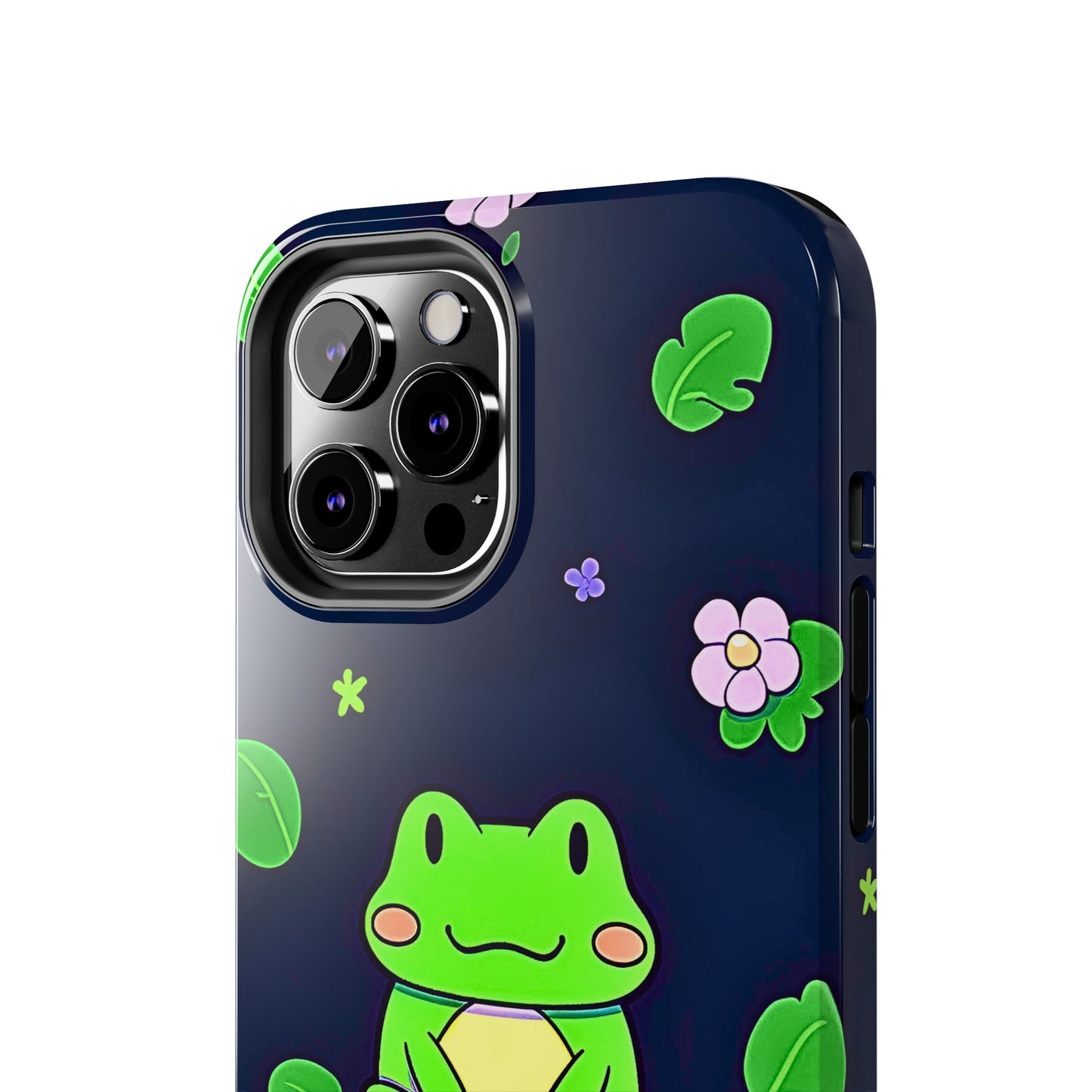 Adorable Froggy Black Tough Phone Case | Animals
