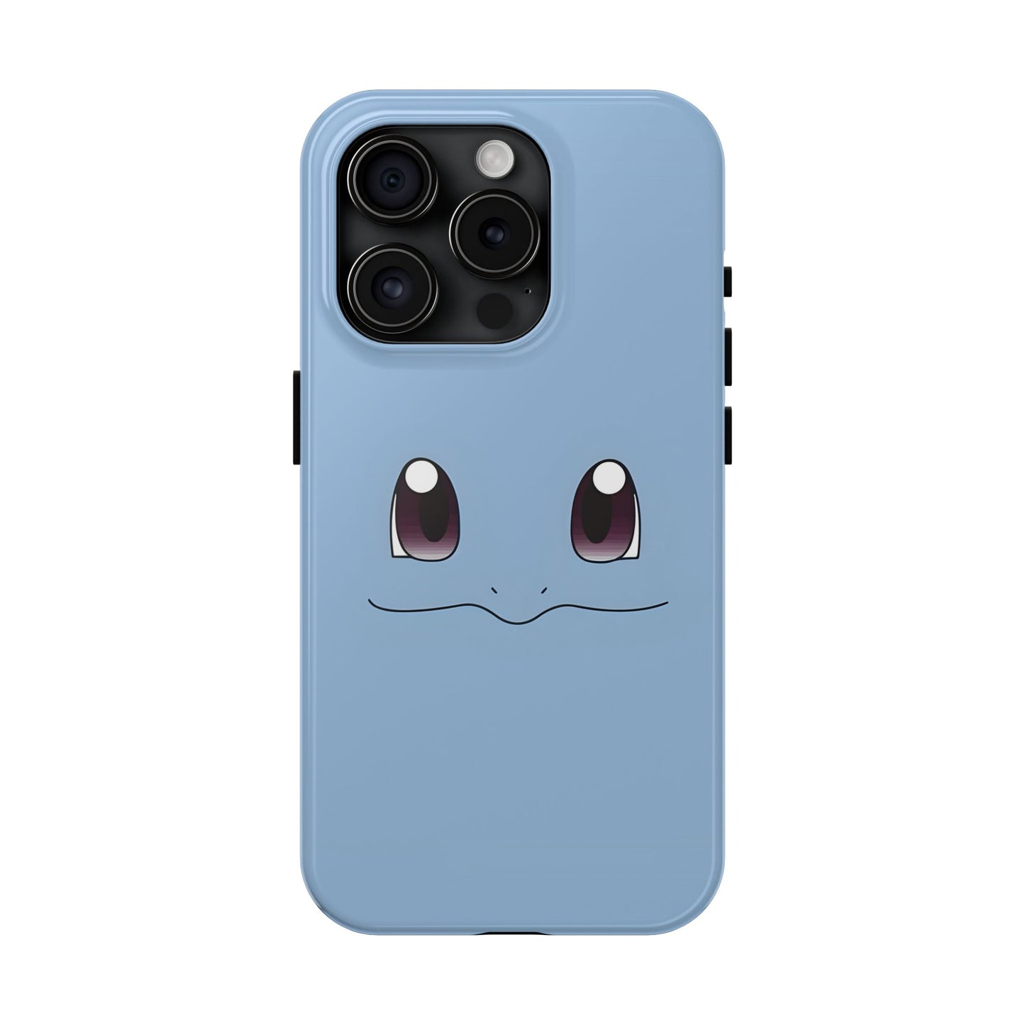 Blue Turtle Simple Blue Smile Tough Phone Case | Anime
