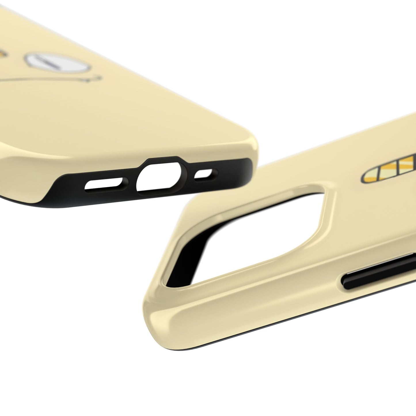 Cat Minimal Gold Coin Face Tough Phone Case | Anime