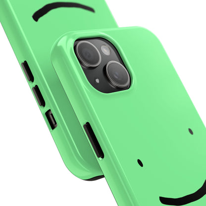 Simple Smile Green Face Tough Phone Case | Other