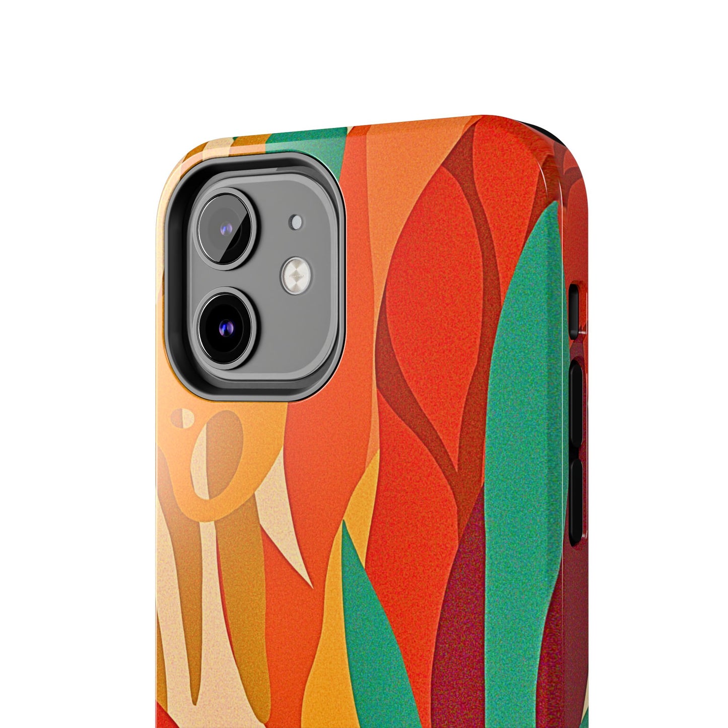 Abstract Autumn Leaves Tough Phone Case | Aesthetic