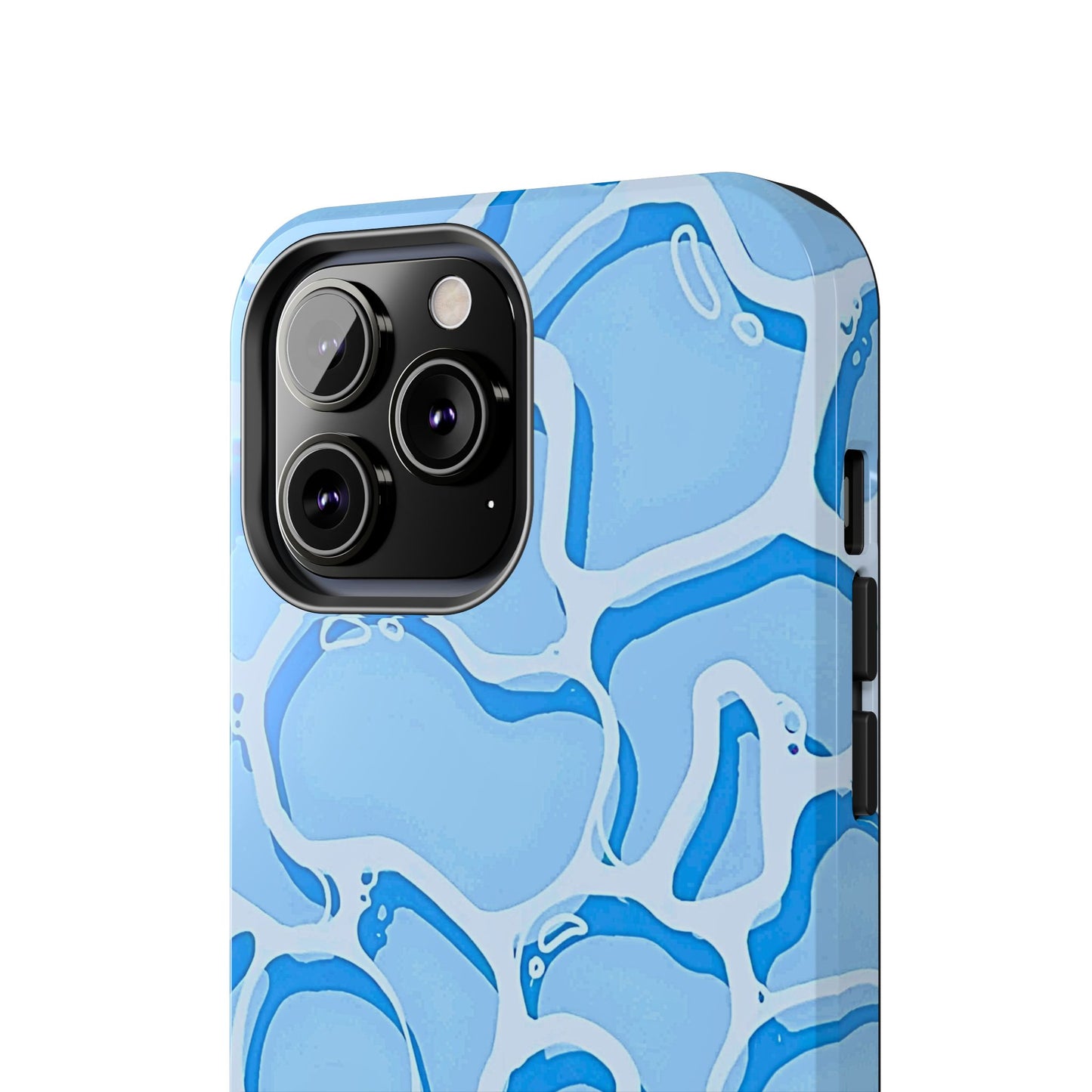Funda resistente para teléfono con estampado de agua de piscina | Estética
