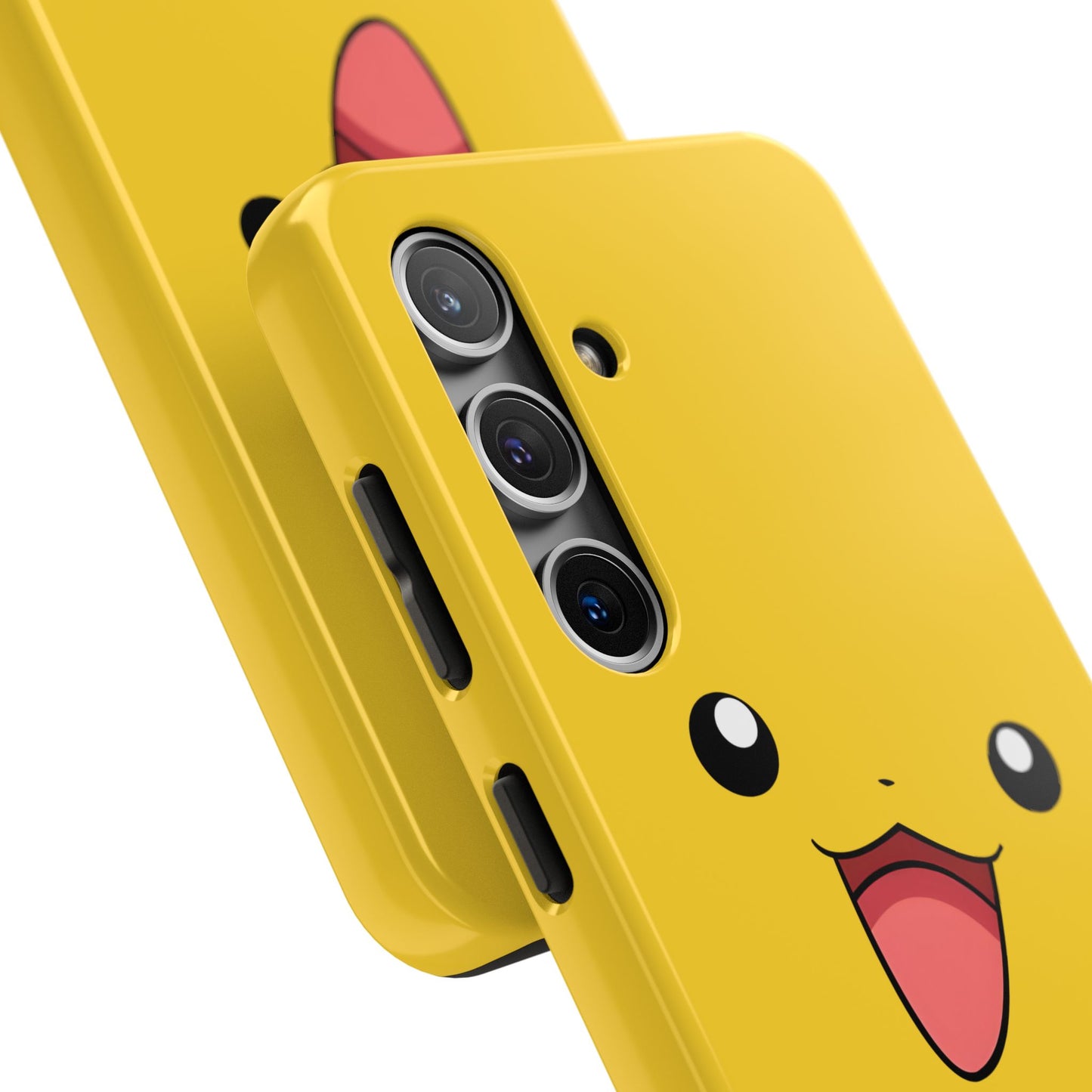Electric Mouse Yellow Happy Face Minimal Design Tough Phone Case | Anime