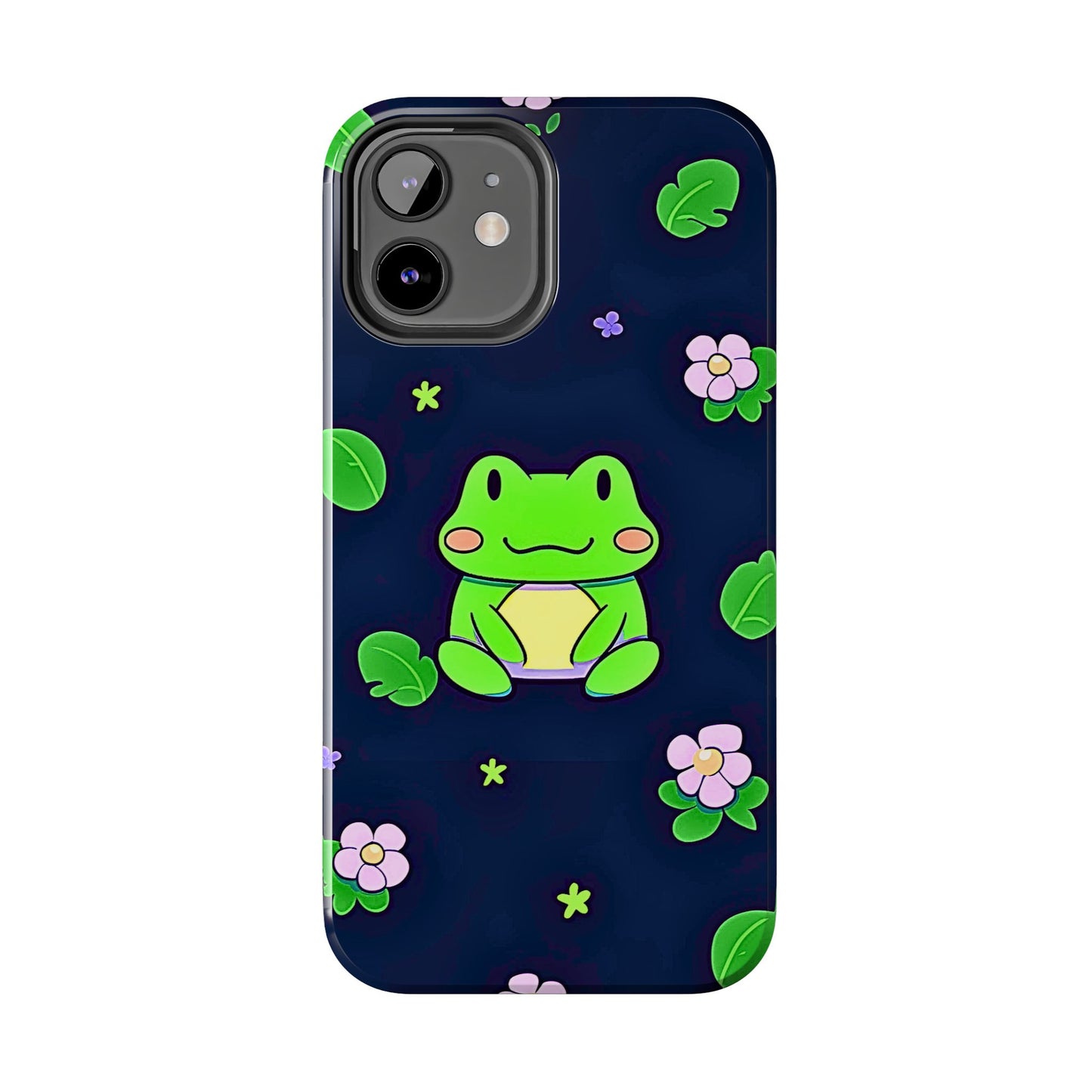 Adorable Froggy Black Tough Phone Case | Animals