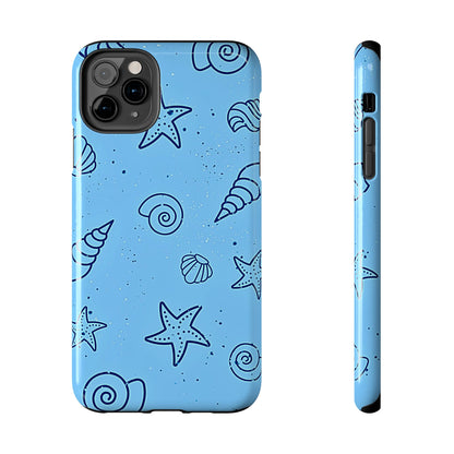 Funda resistente para teléfono Shells azul claro | Estética