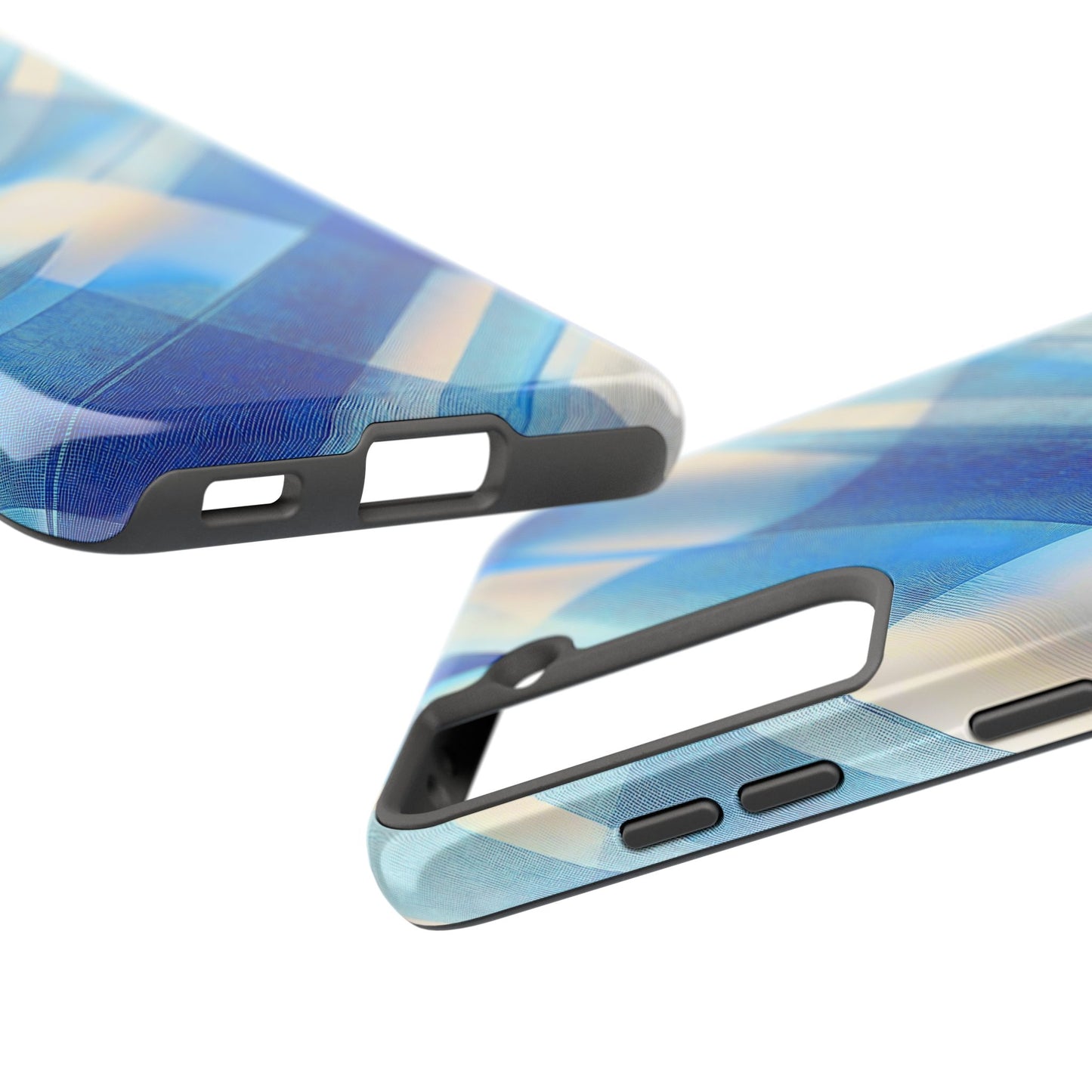 Pastel Plaid Pattern Clean Tough Phone Case | Aesthetic