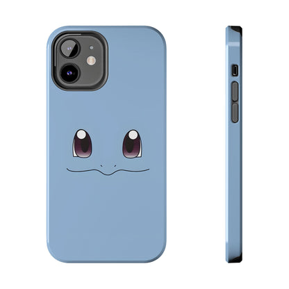 Blue Turtle Simple Blue Smile Tough Phone Case | Anime