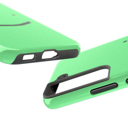 Simple Smile Green Face Tough Phone Case | Other