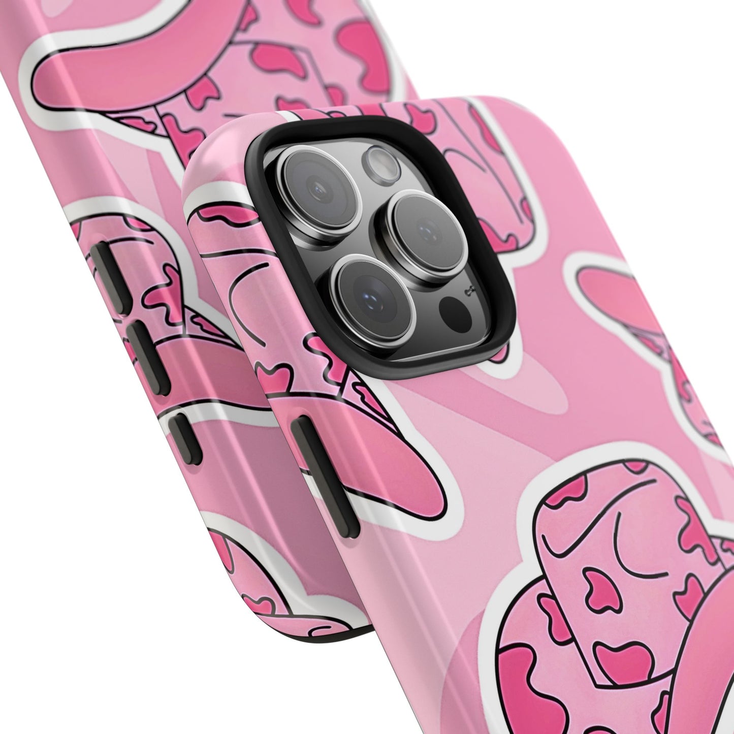 Pink Cowboy Hat Preppy Tough Phone Case | Aesthetic