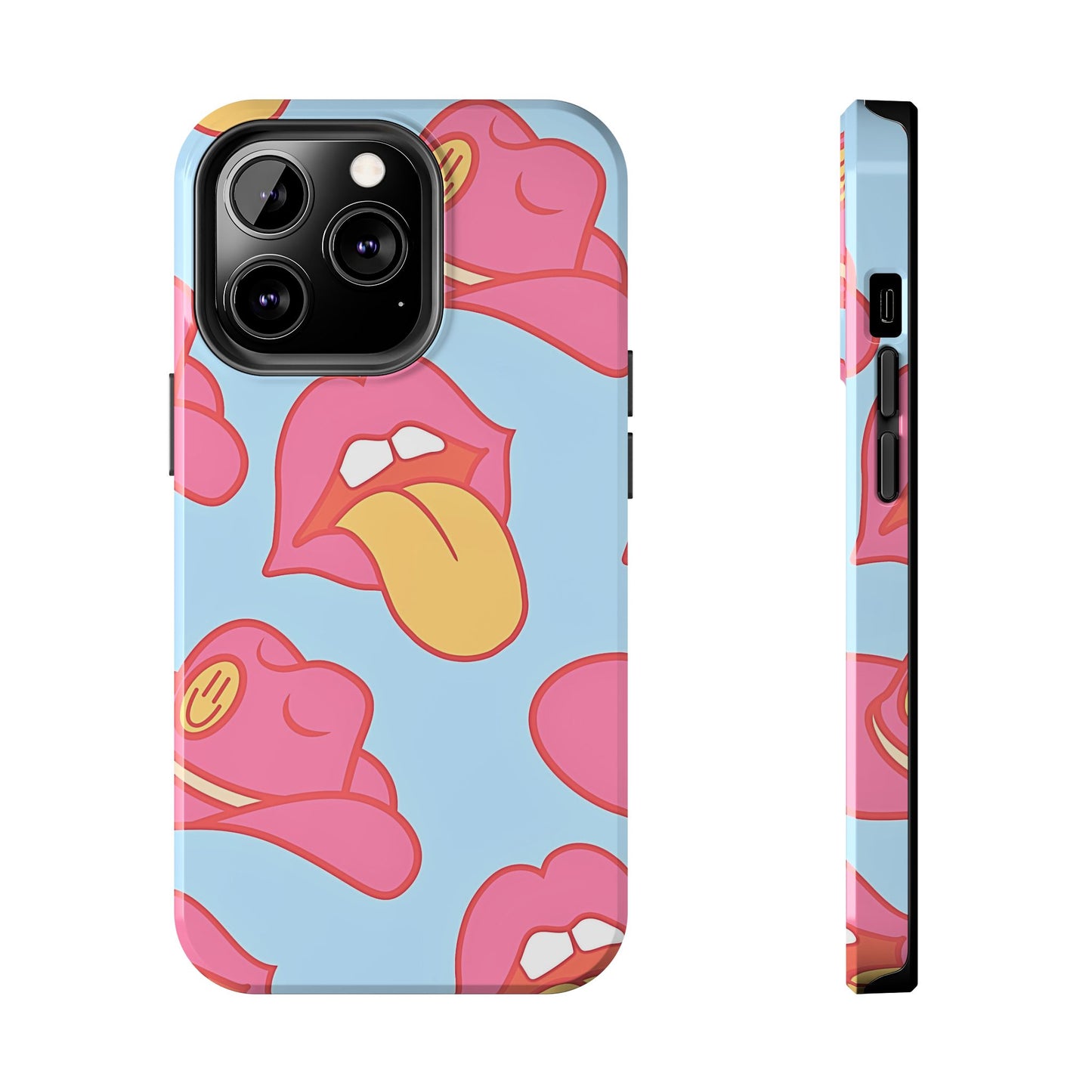 Funda resistente para teléfono con estampado de sombrero vaquero y labios sensuales (versión 1) | Estética