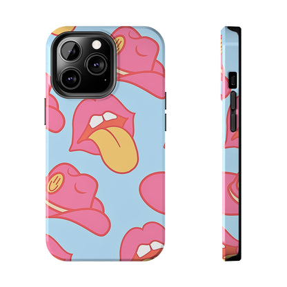 Funda resistente para teléfono con estampado de sombrero vaquero y labios sensuales (versión 1) | Estética