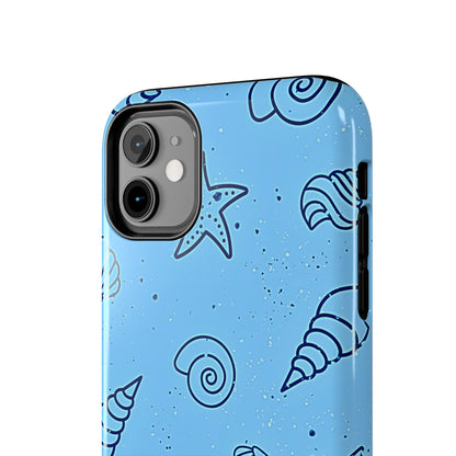 Funda resistente para teléfono Shells azul claro | Estética