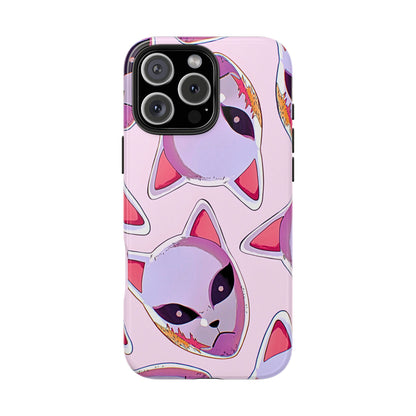 Sabito Fox Mask Pattern Tough Phone Case | Anime - Demon Slayer