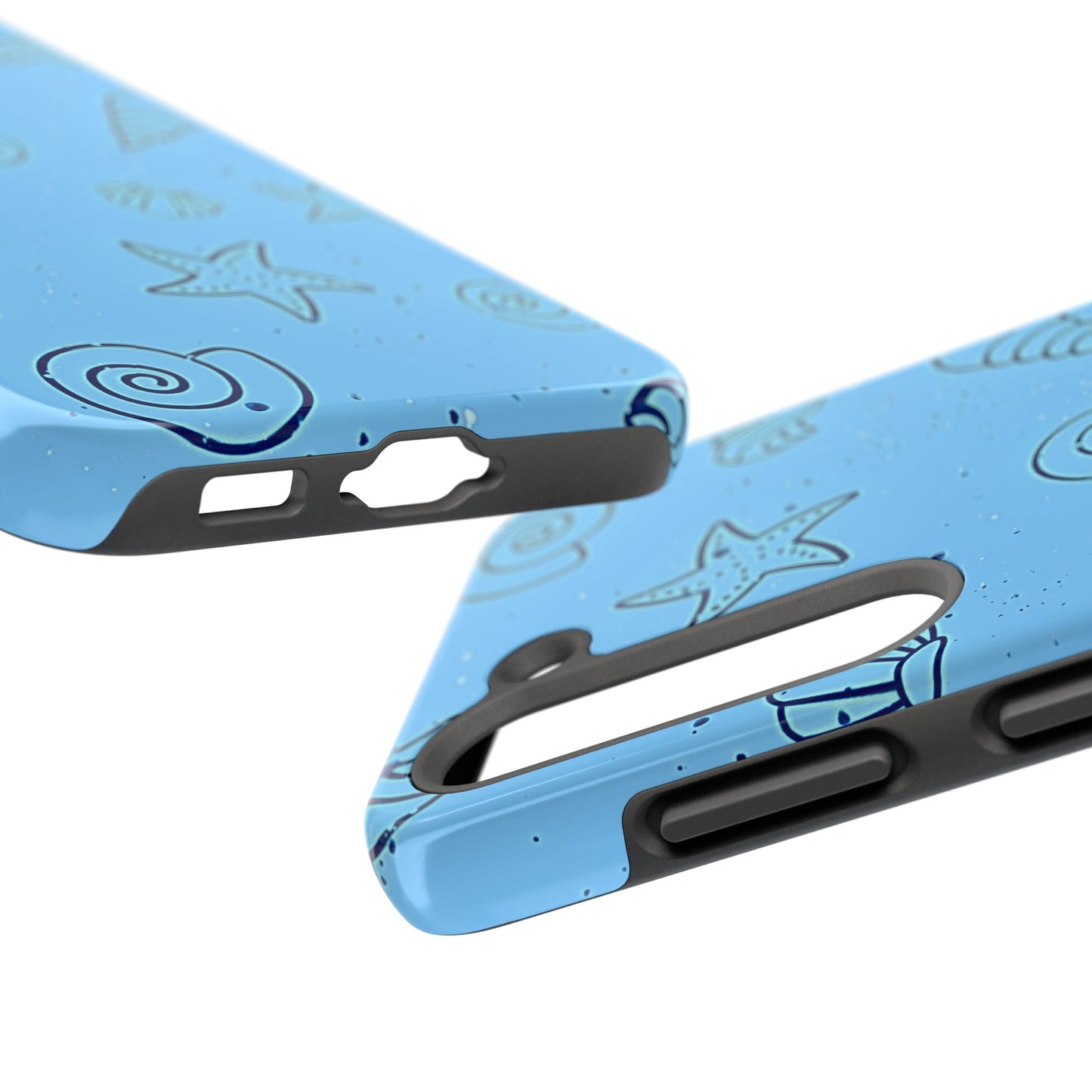 Funda resistente para teléfono Shells azul claro | Estética